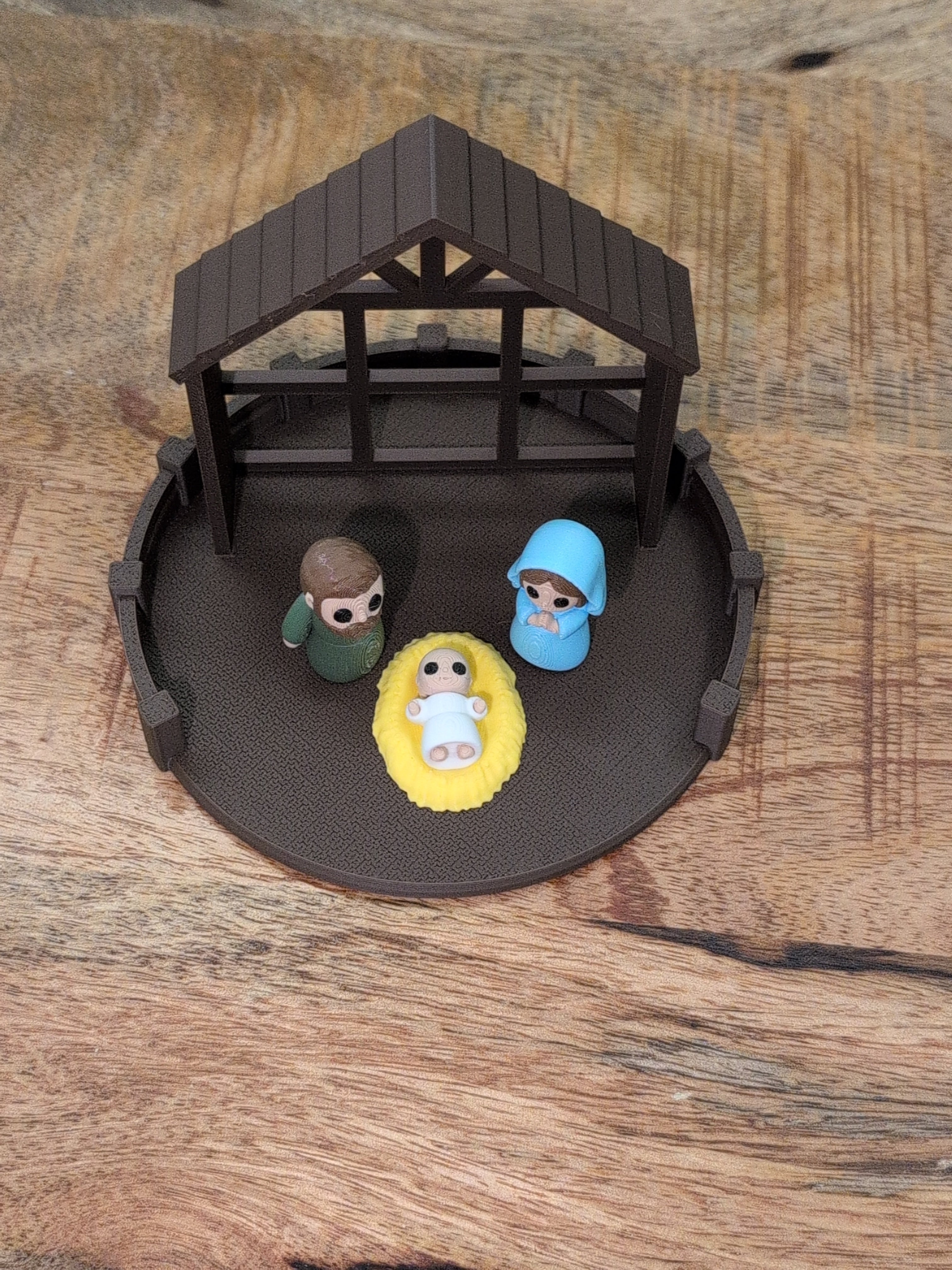 Capanna per la scena della Natività