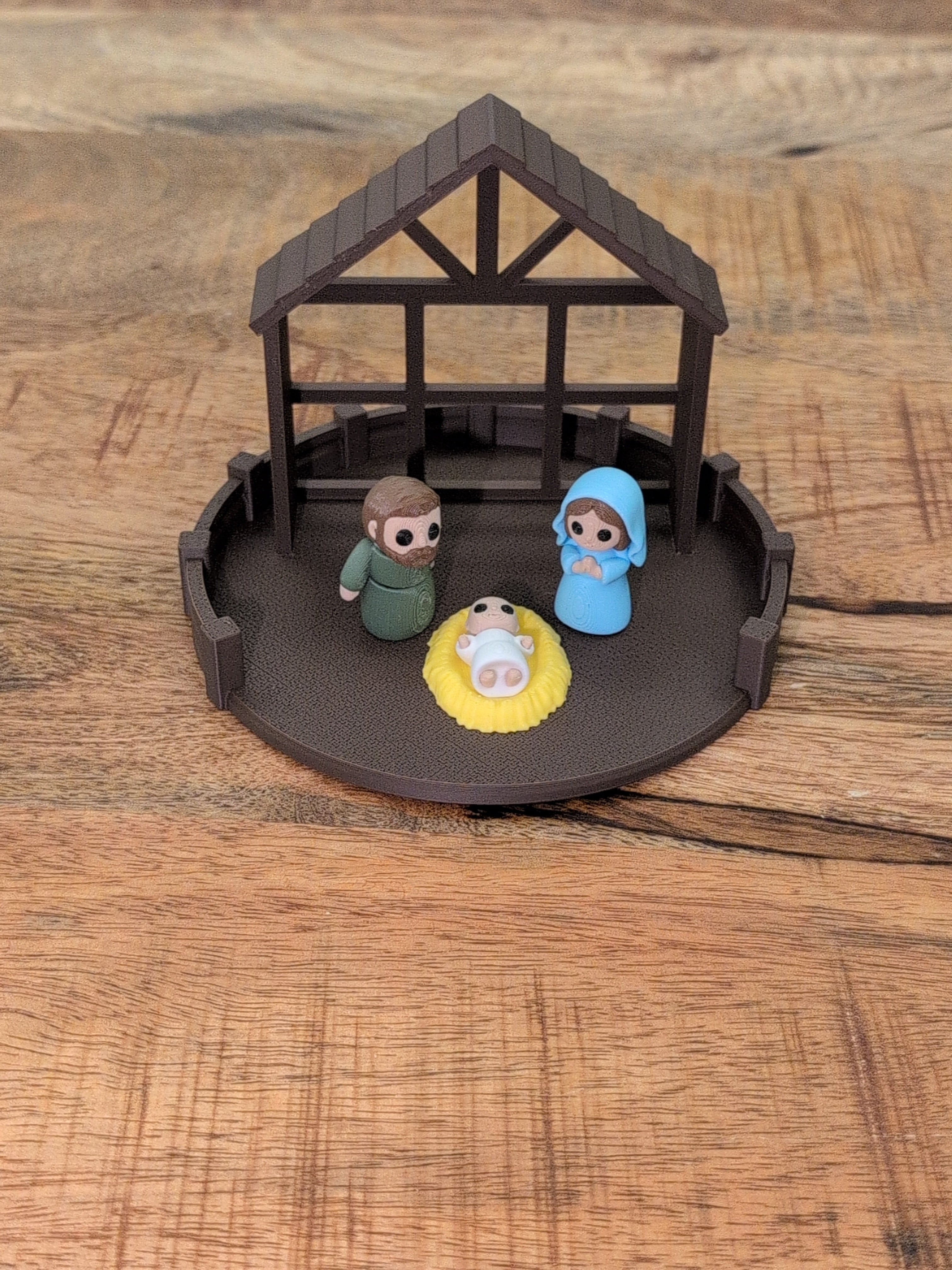 Capanna per la scena della Natività