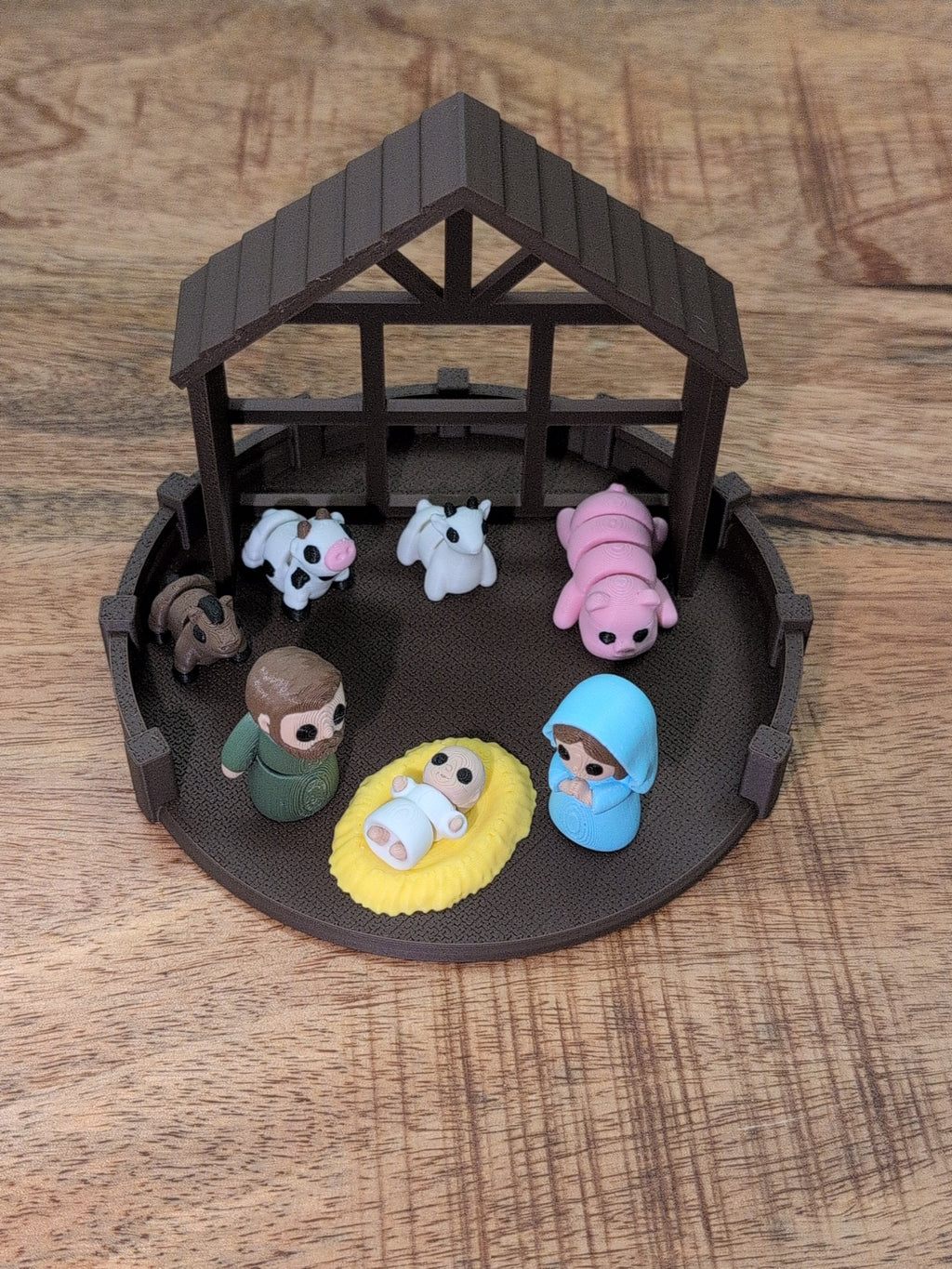 Capanna per la scena della Natività