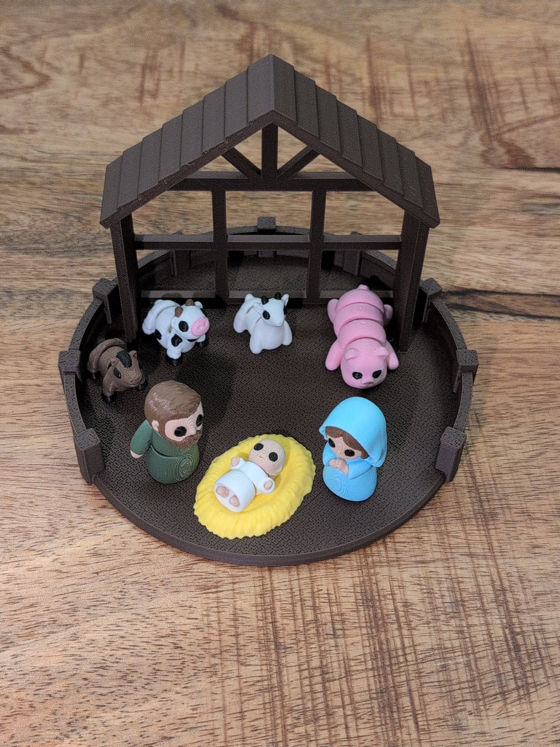 Capanna per la scena della Natività