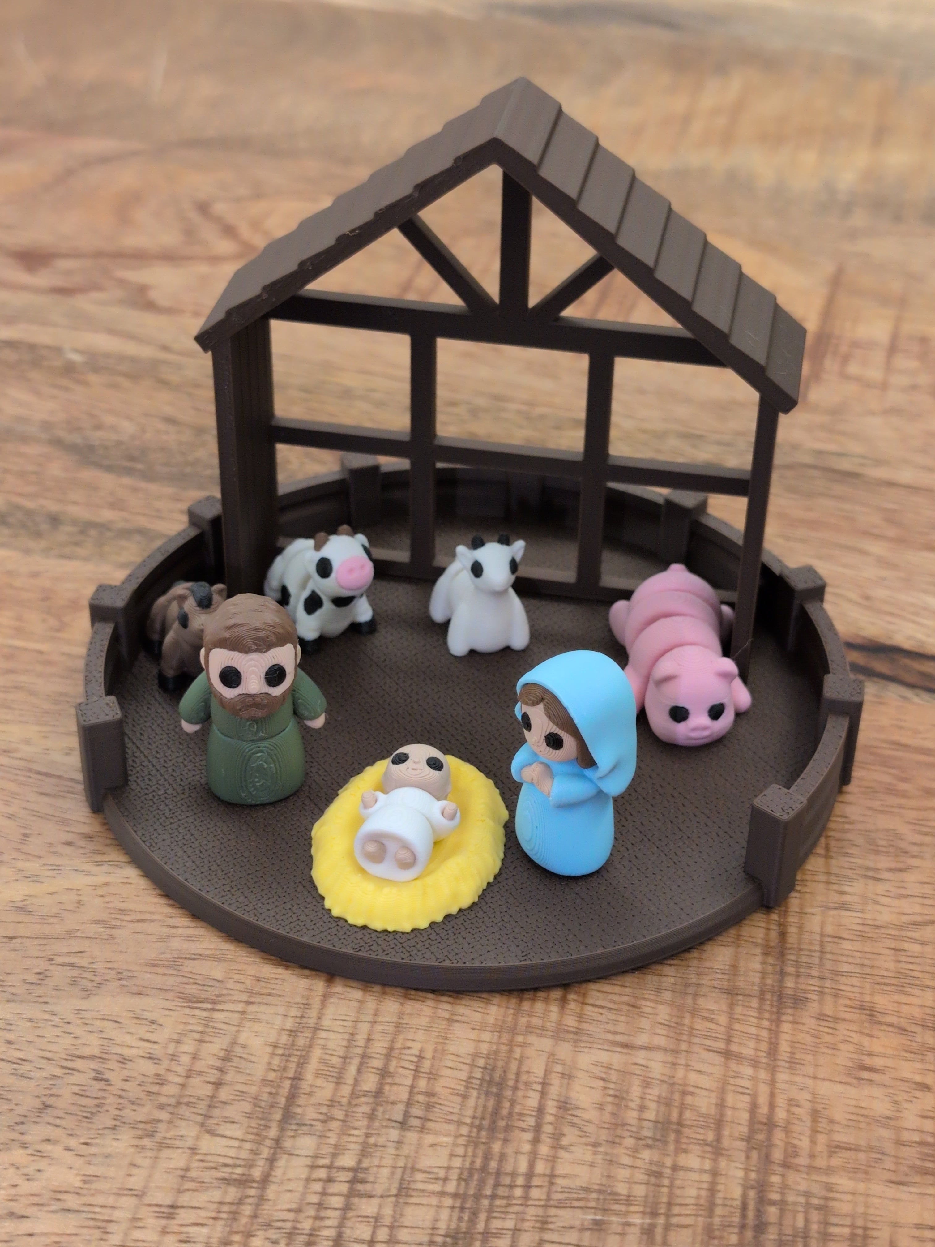 Capanna per la scena della Natività