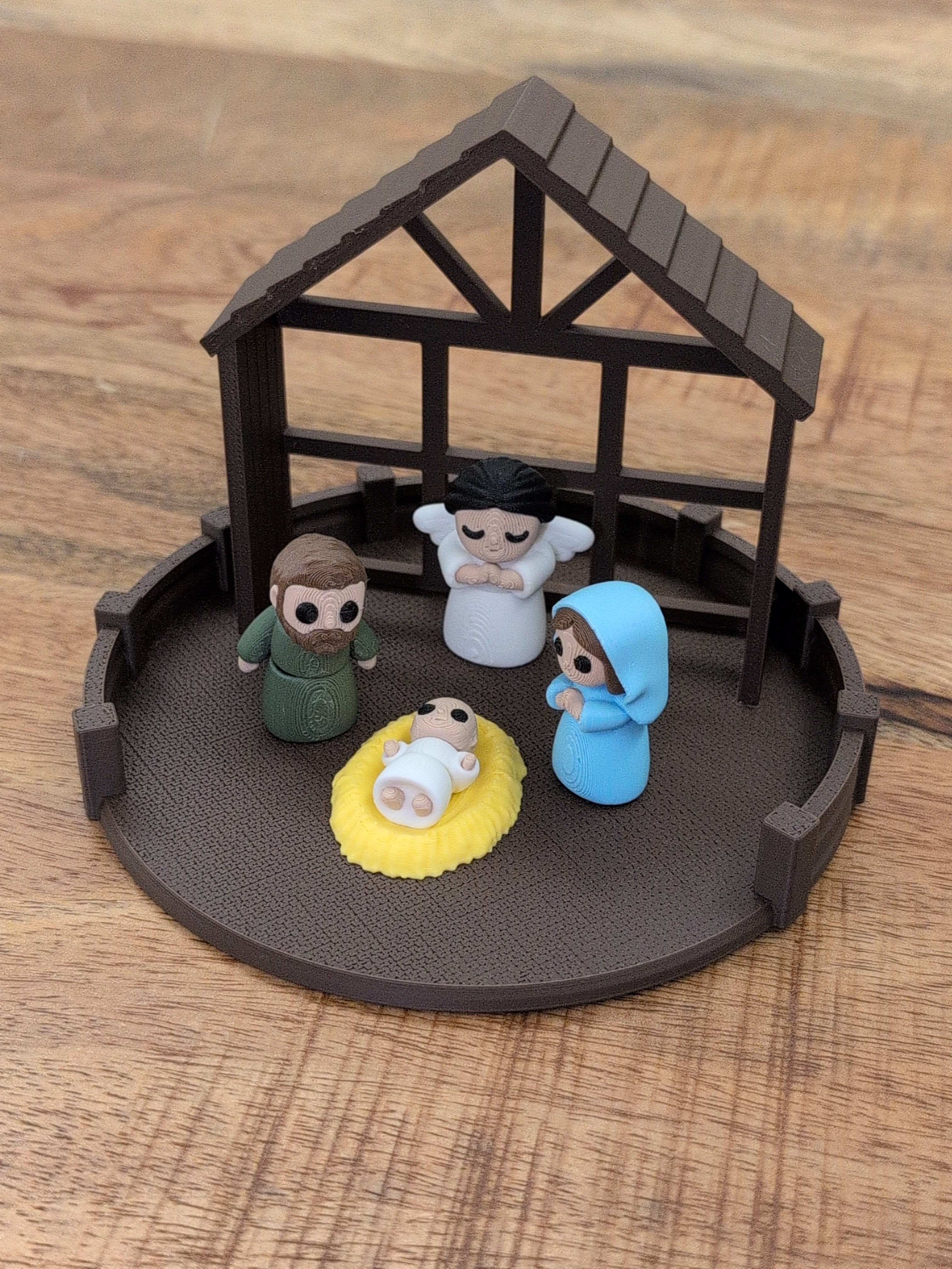 Capanna per la scena della Natività