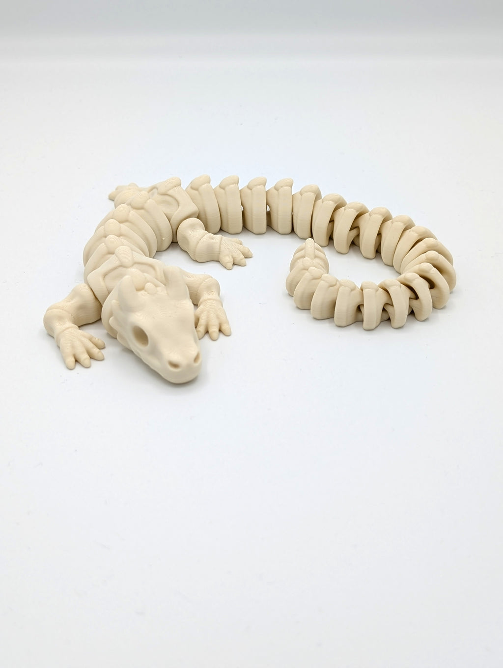 Fossil skeleton dragon fidget