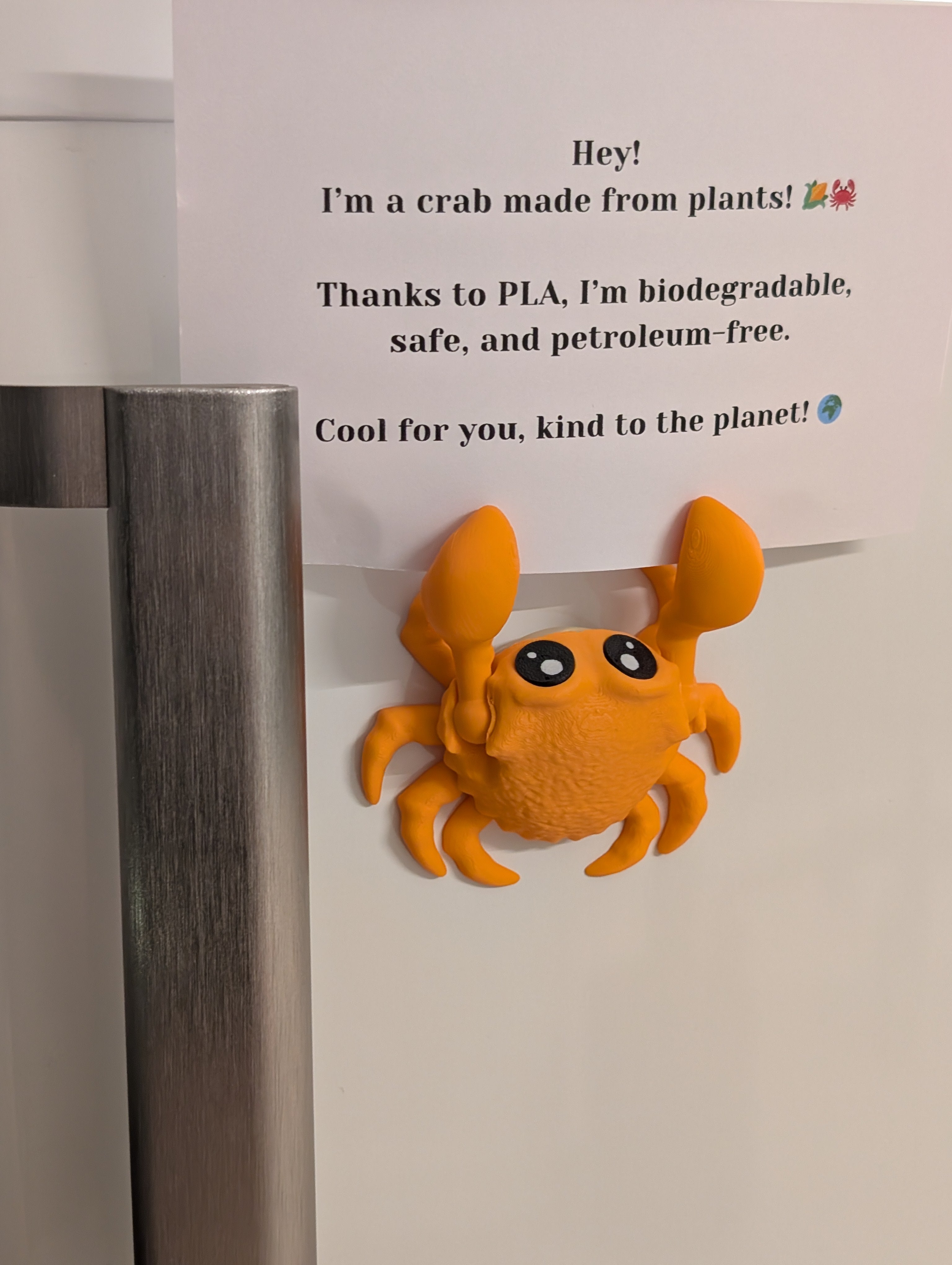 Mr. Claws, il granchietto portabiglietti magnetico