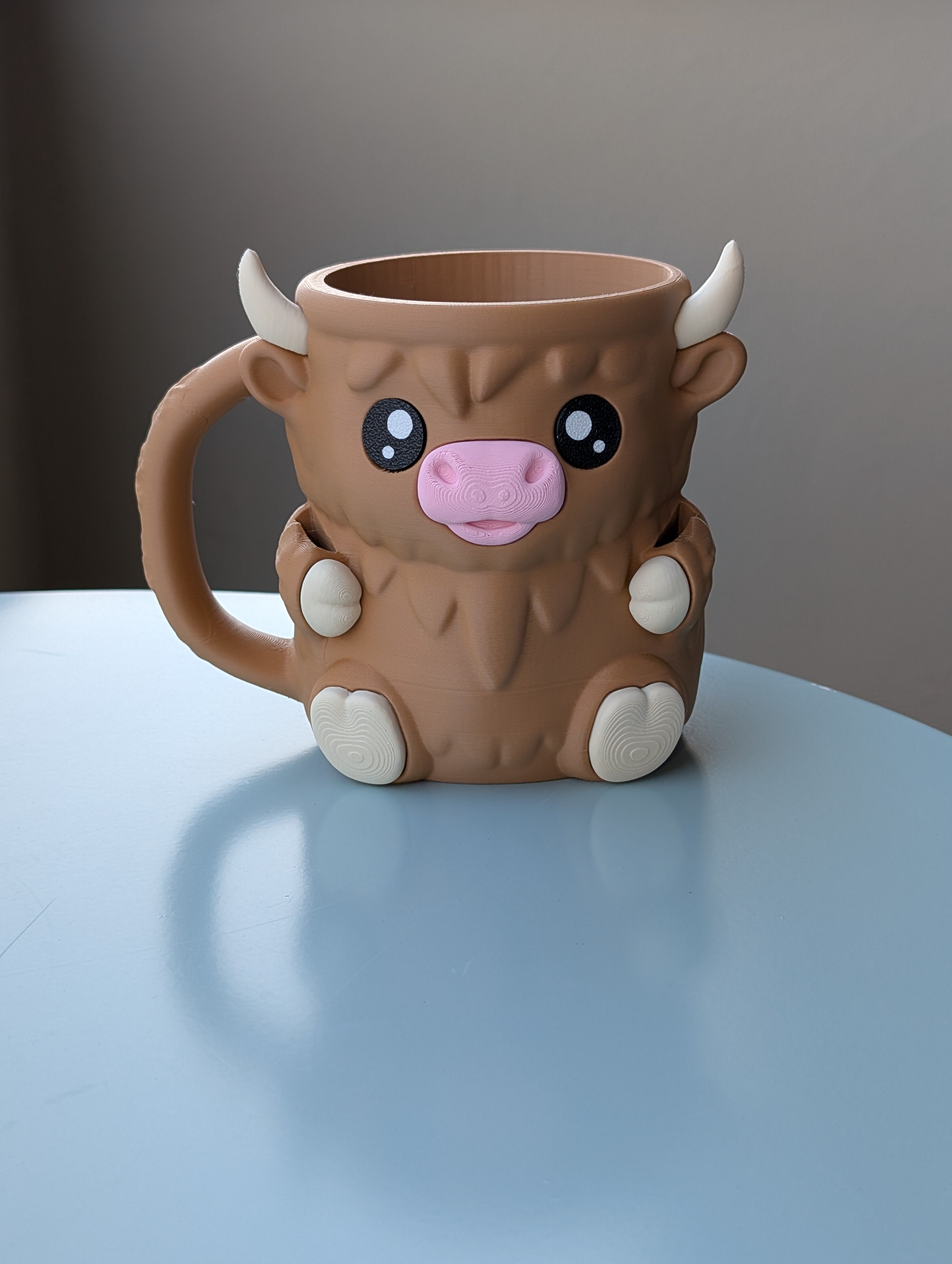 Highli, la mucca Highlander portagelato