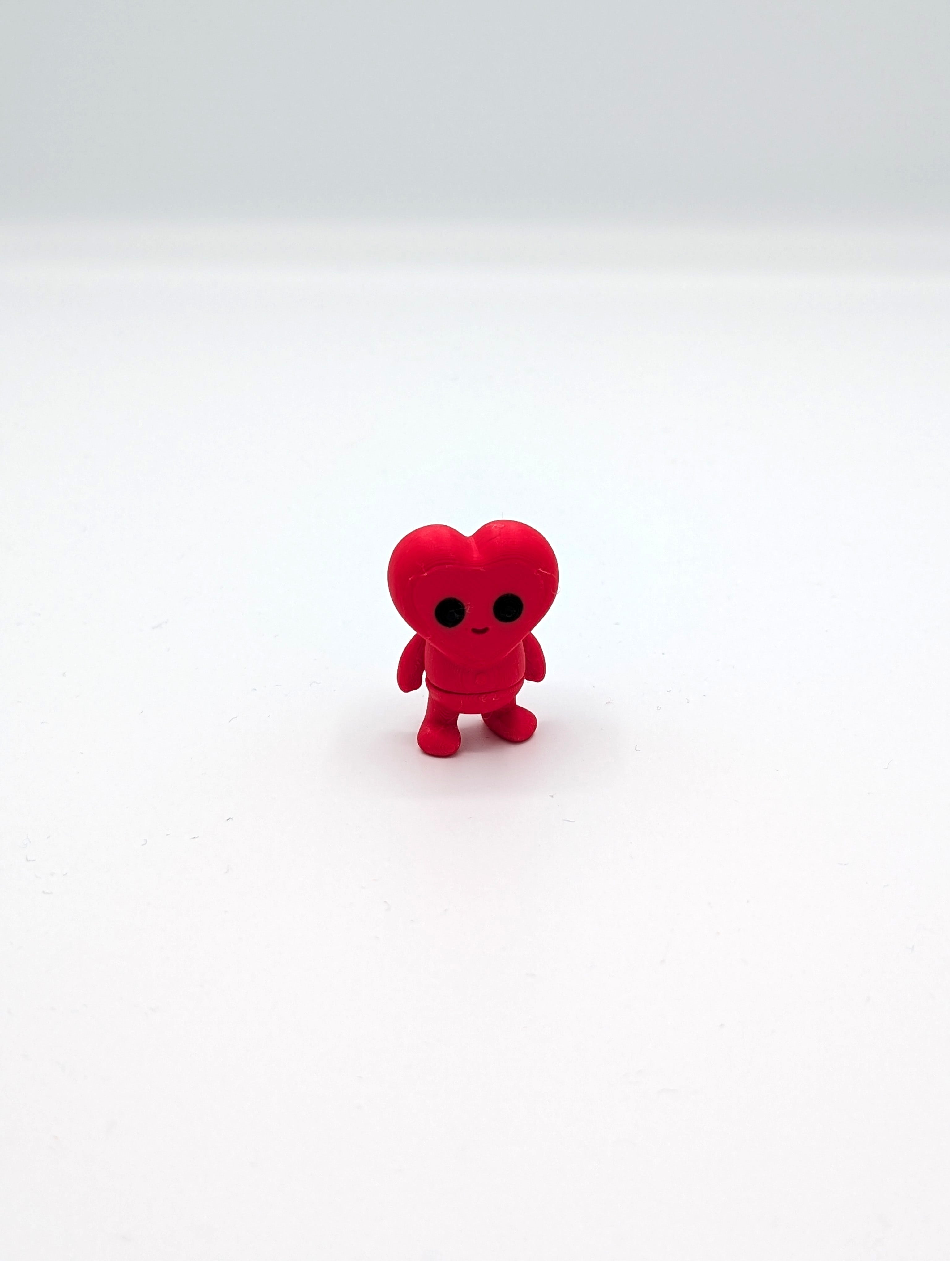 Omino testa a cuore mini fidget