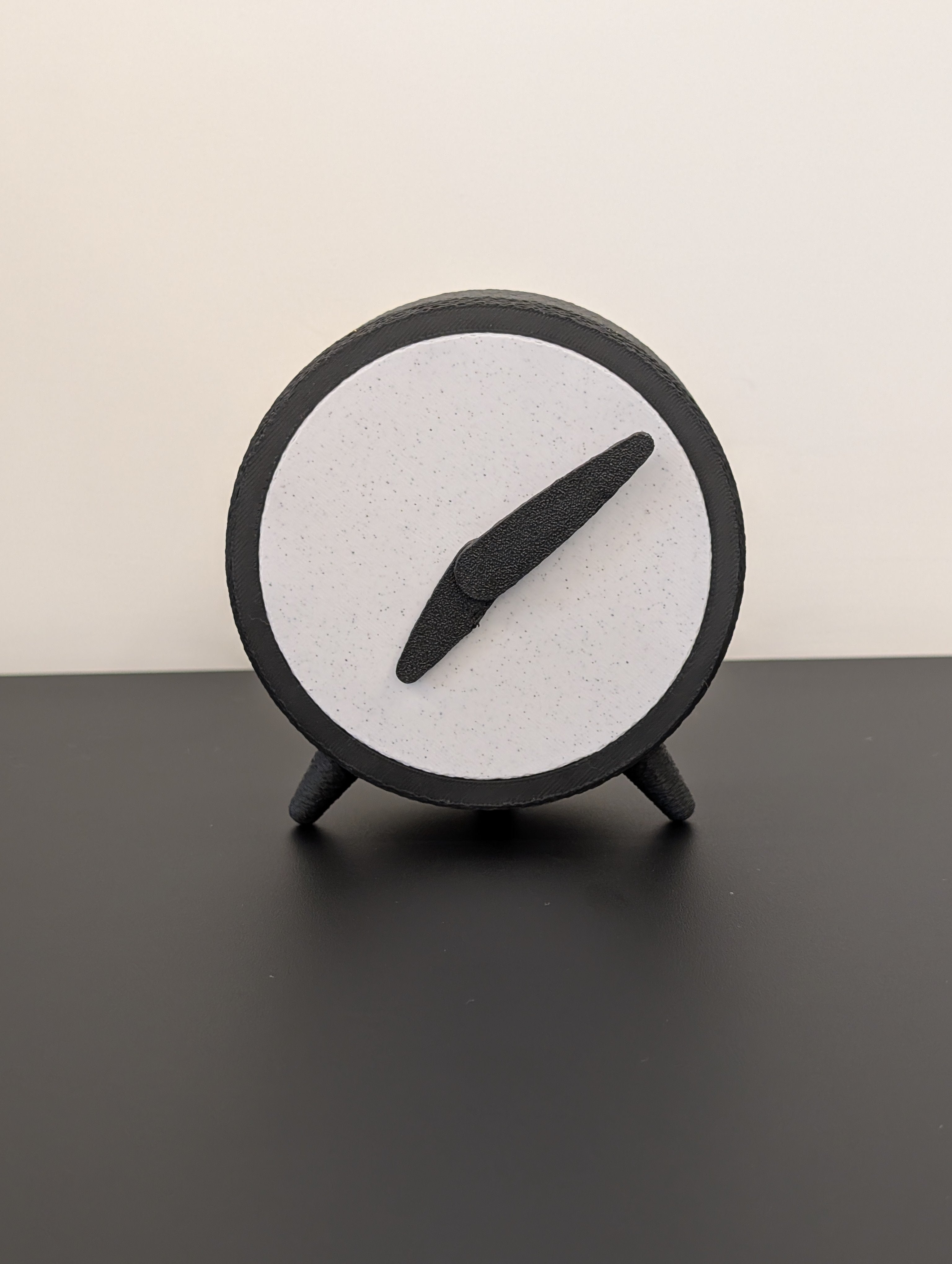 Orologio da scrivania Minimal nero
