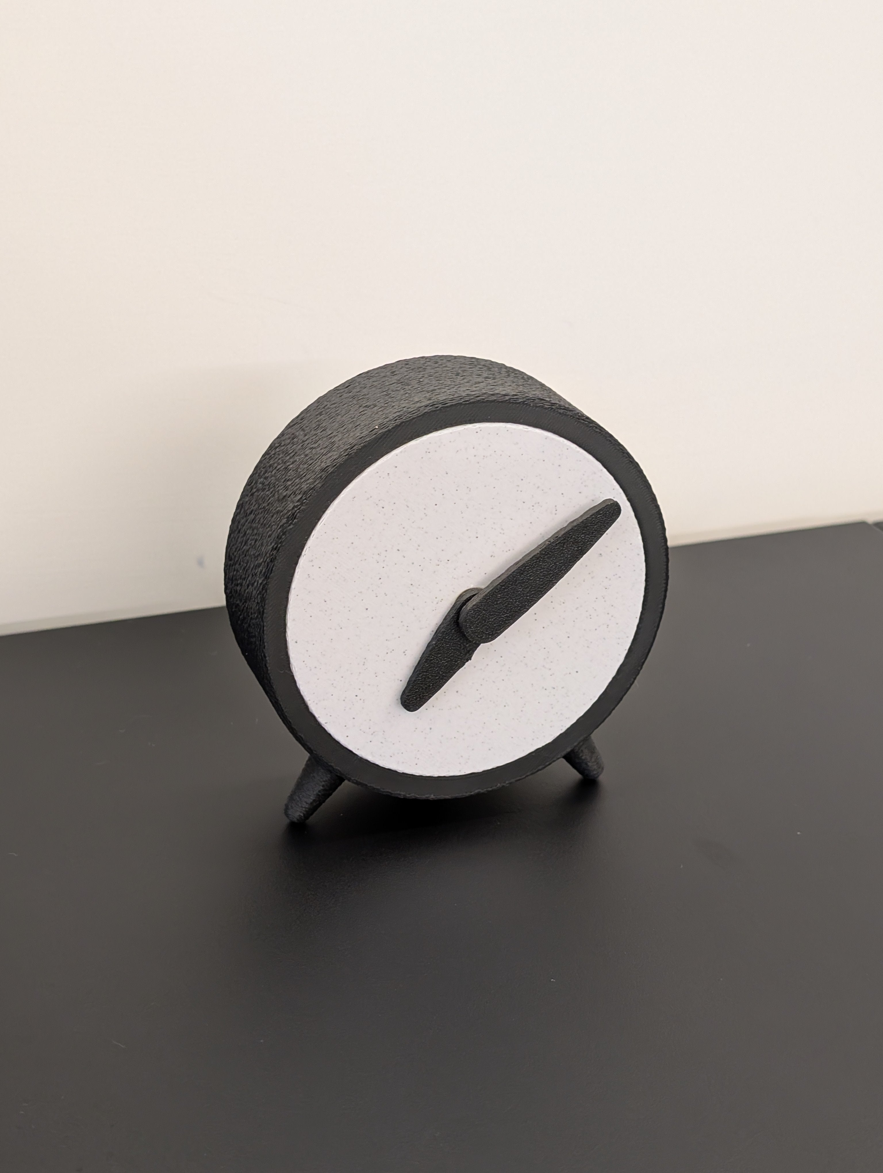 Orologio da scrivania Minimal nero