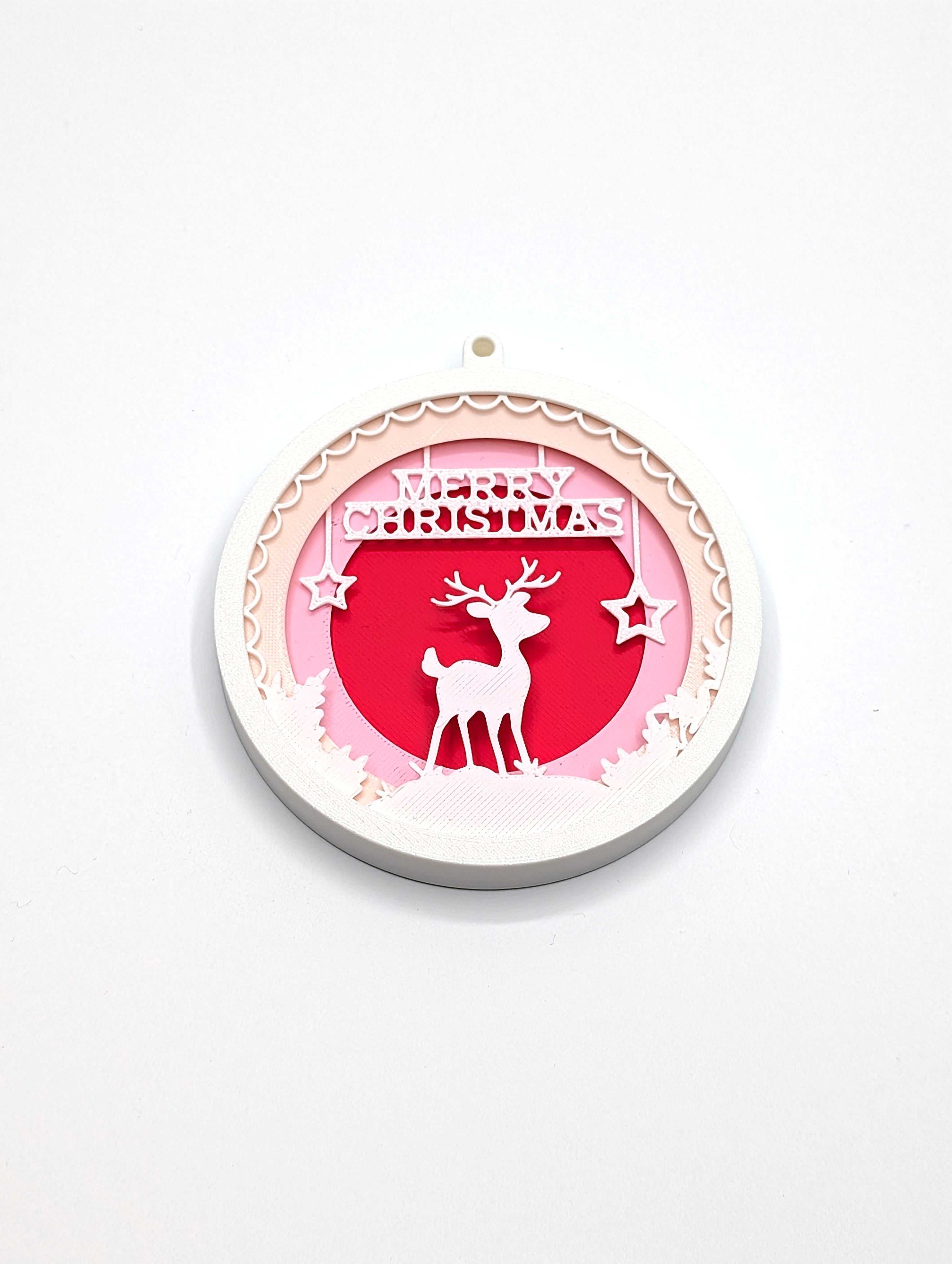 Decorazioni diorama albero di Natale