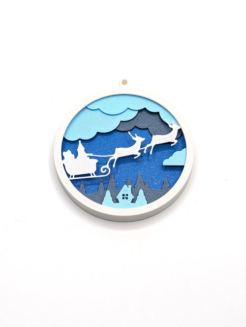 Decorazioni diorama albero di Natale