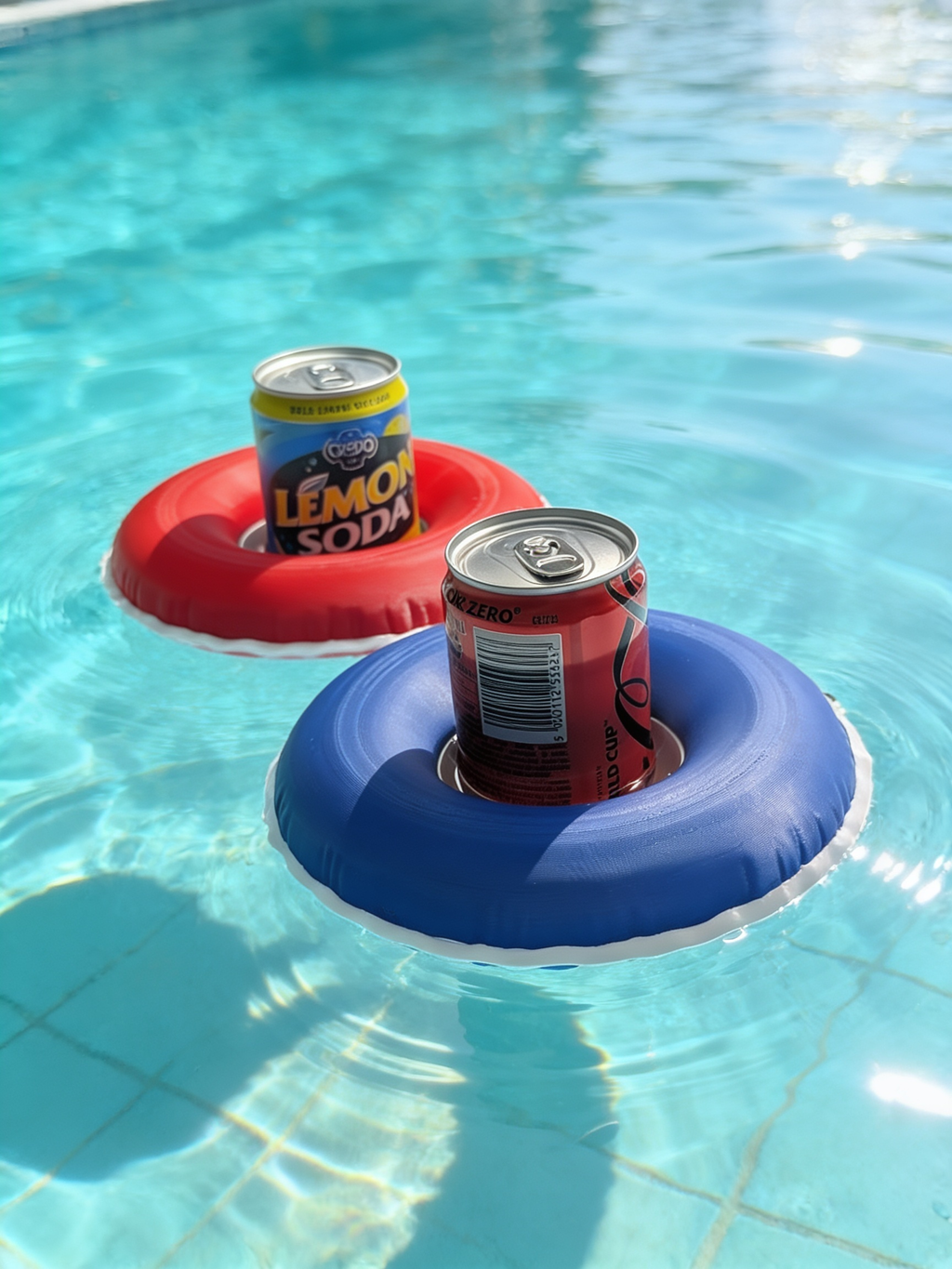 Floaty, salvagente portabevande