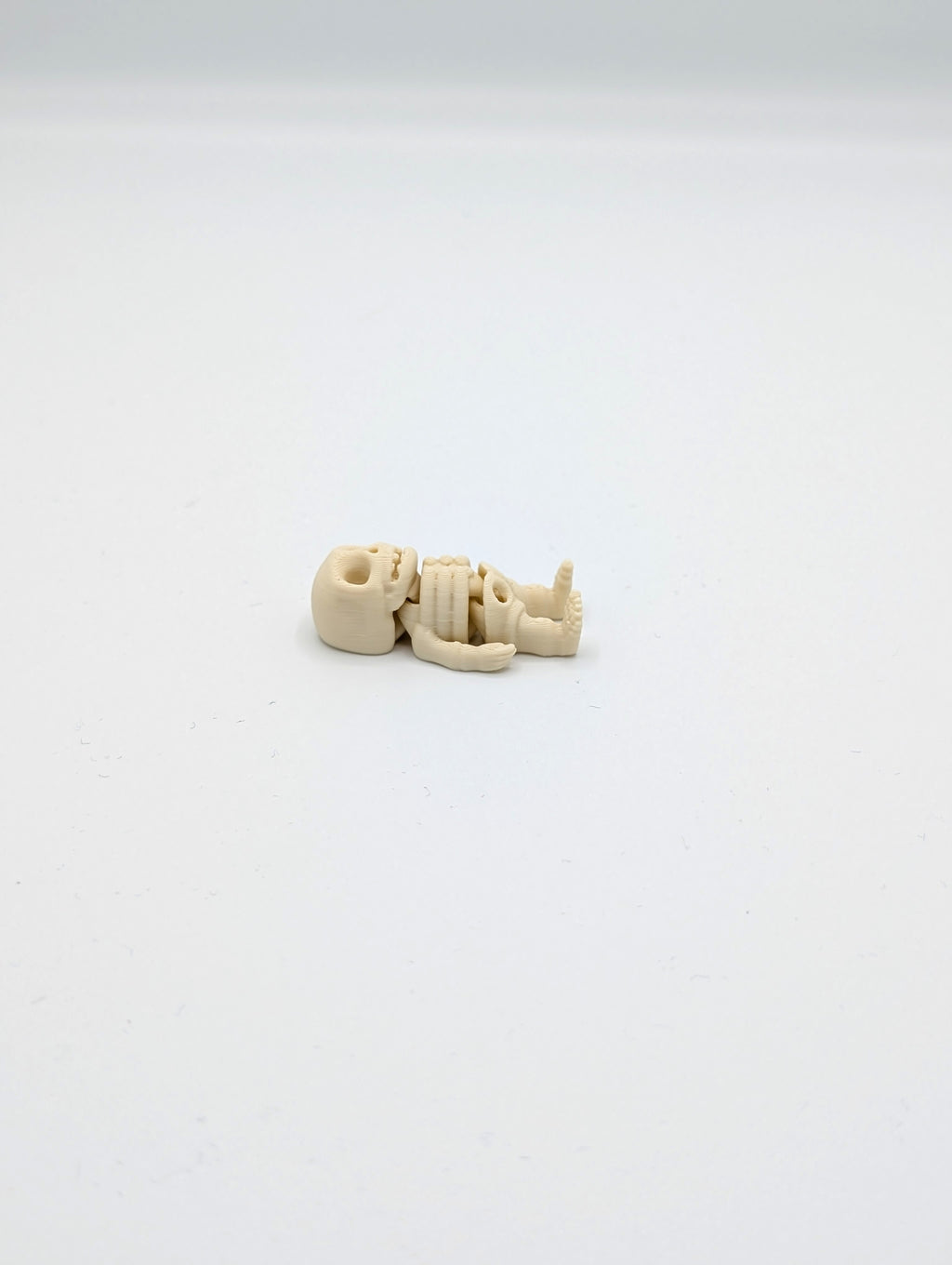 Mini skeleton fossil fidget man
