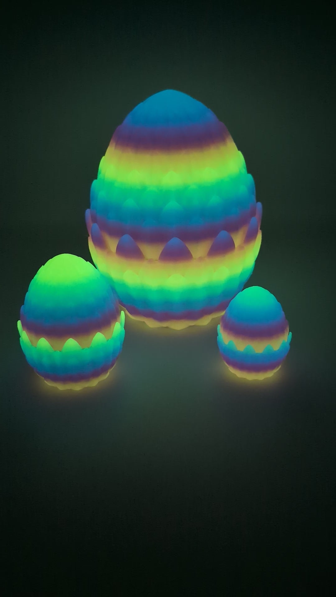 Uovo di drago luminescente